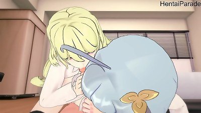 3 路 Mobius x Griseo Honkai 影响漫画色情未经审查